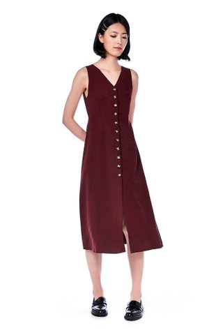 Mirabel Button-Through Maxi Dress