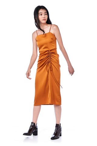 Audorah Side-Ruched Dress 