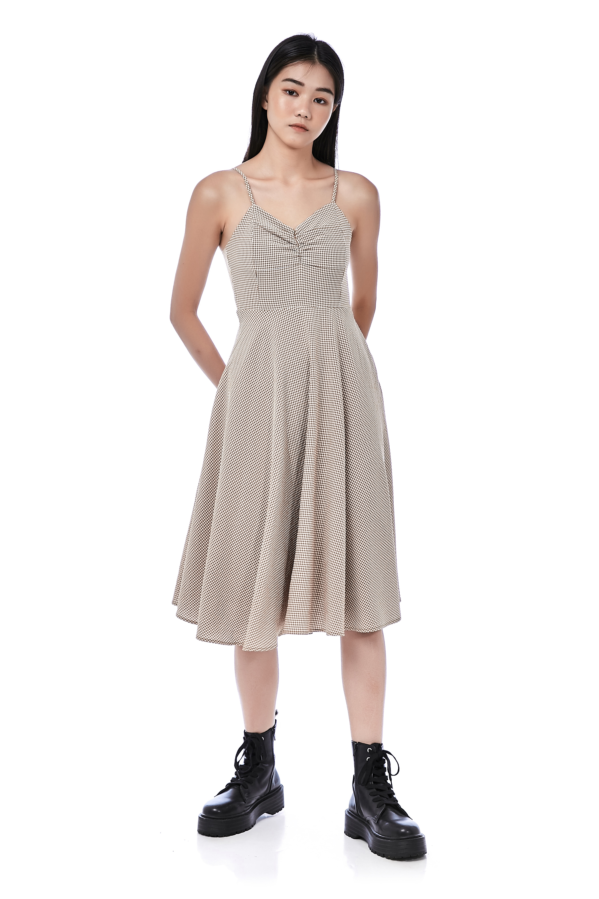 Blaise Ruched Sweetheart Dress 