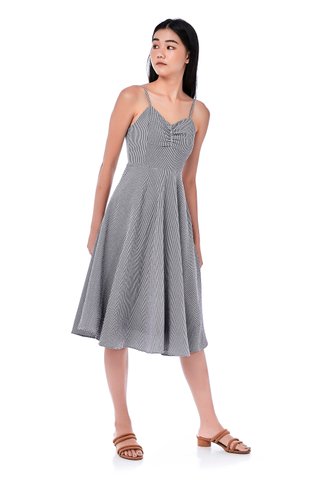 Blaise Ruched Sweetheart Dress