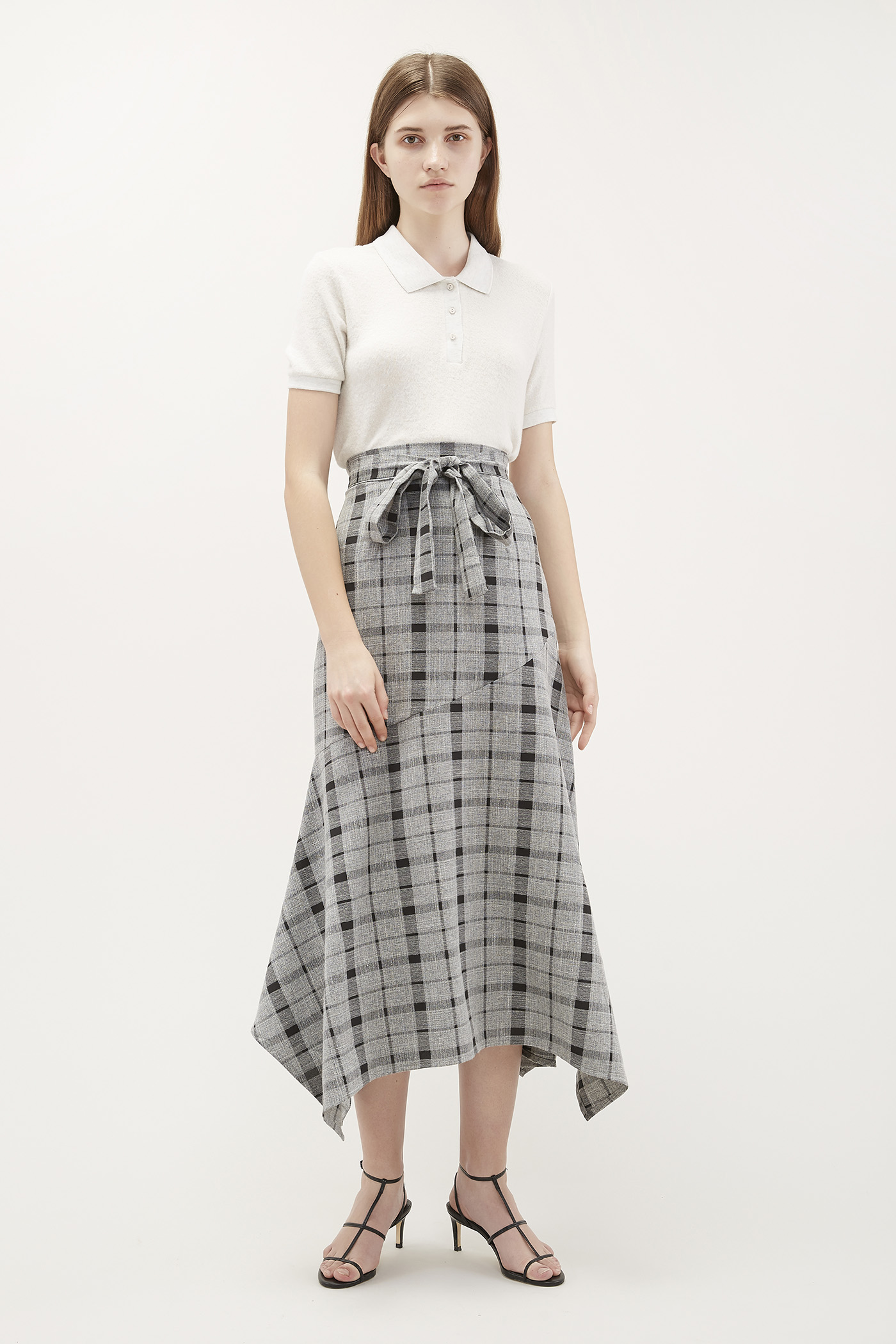 Xara Wave-Hem Skirt 