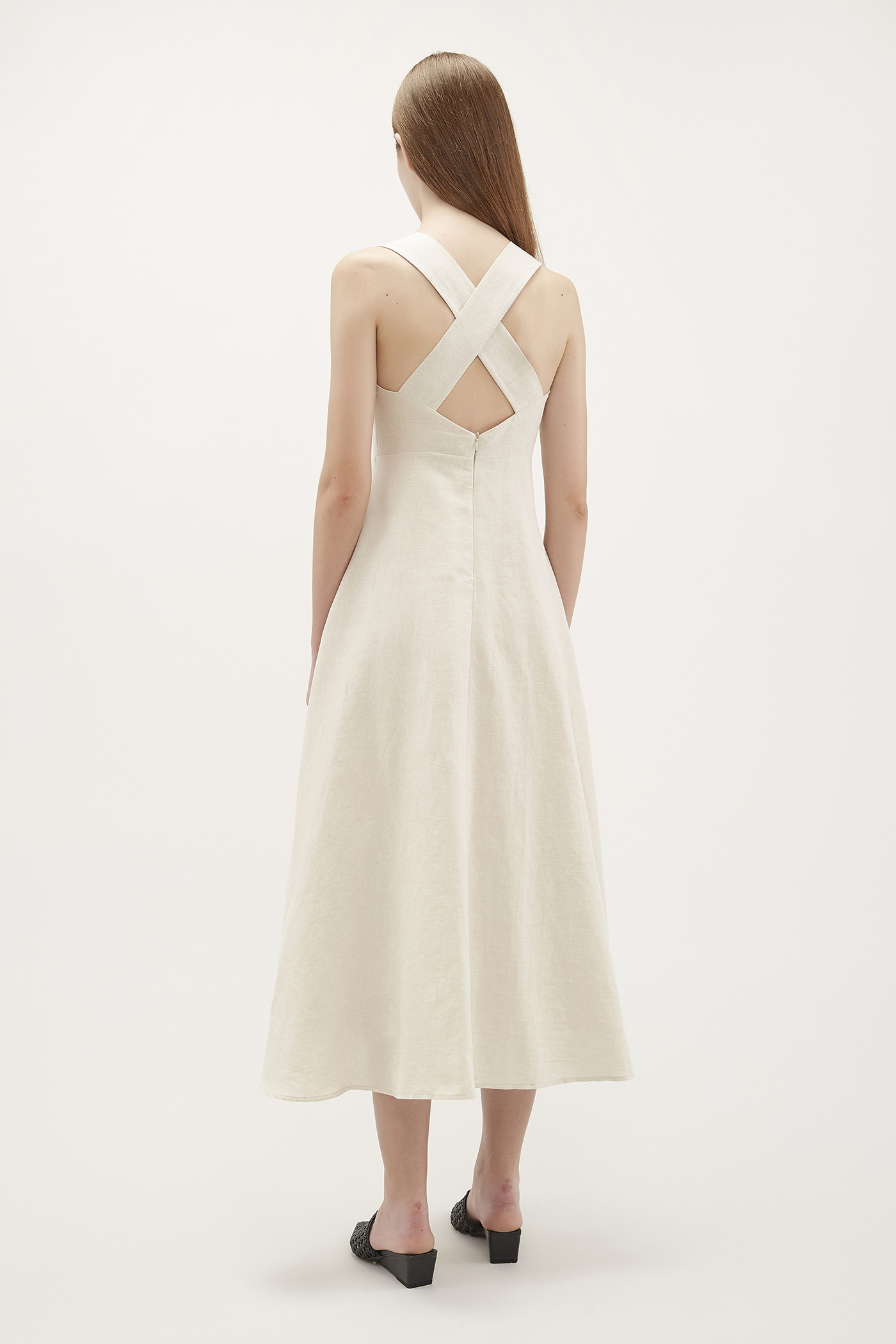 Colby Front-Knot Dress 