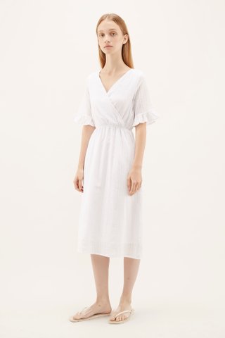 Hannan Frill-sleeve Dress