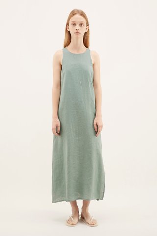 Jandise Linen Maxi Dress 