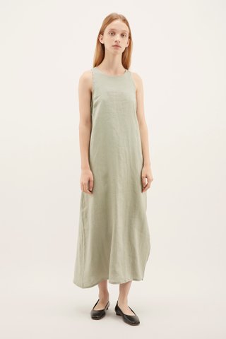 Jandise Linen Maxi Dress 