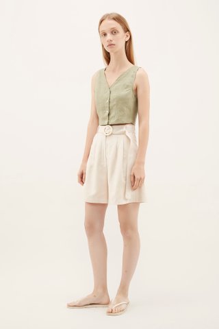 Alaia Belted Shorts 