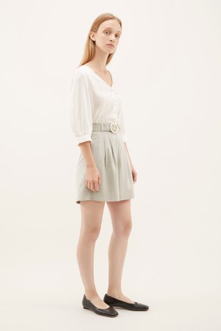 Alaia Belted Shorts 
