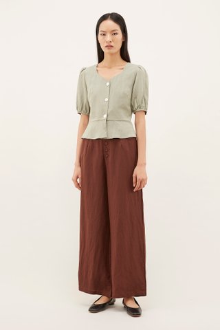 Makis Fitted-waist Blouse 