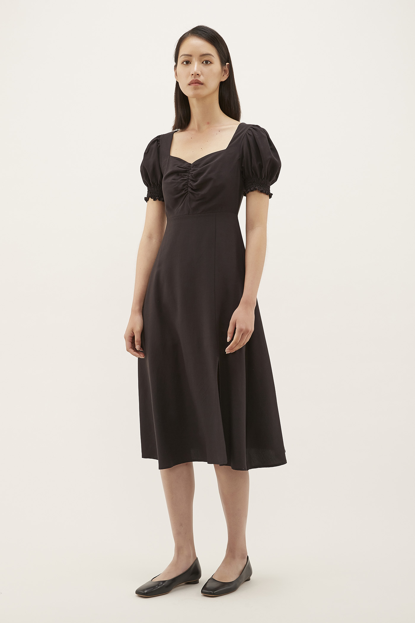Mirelle Ruched-front Dress 