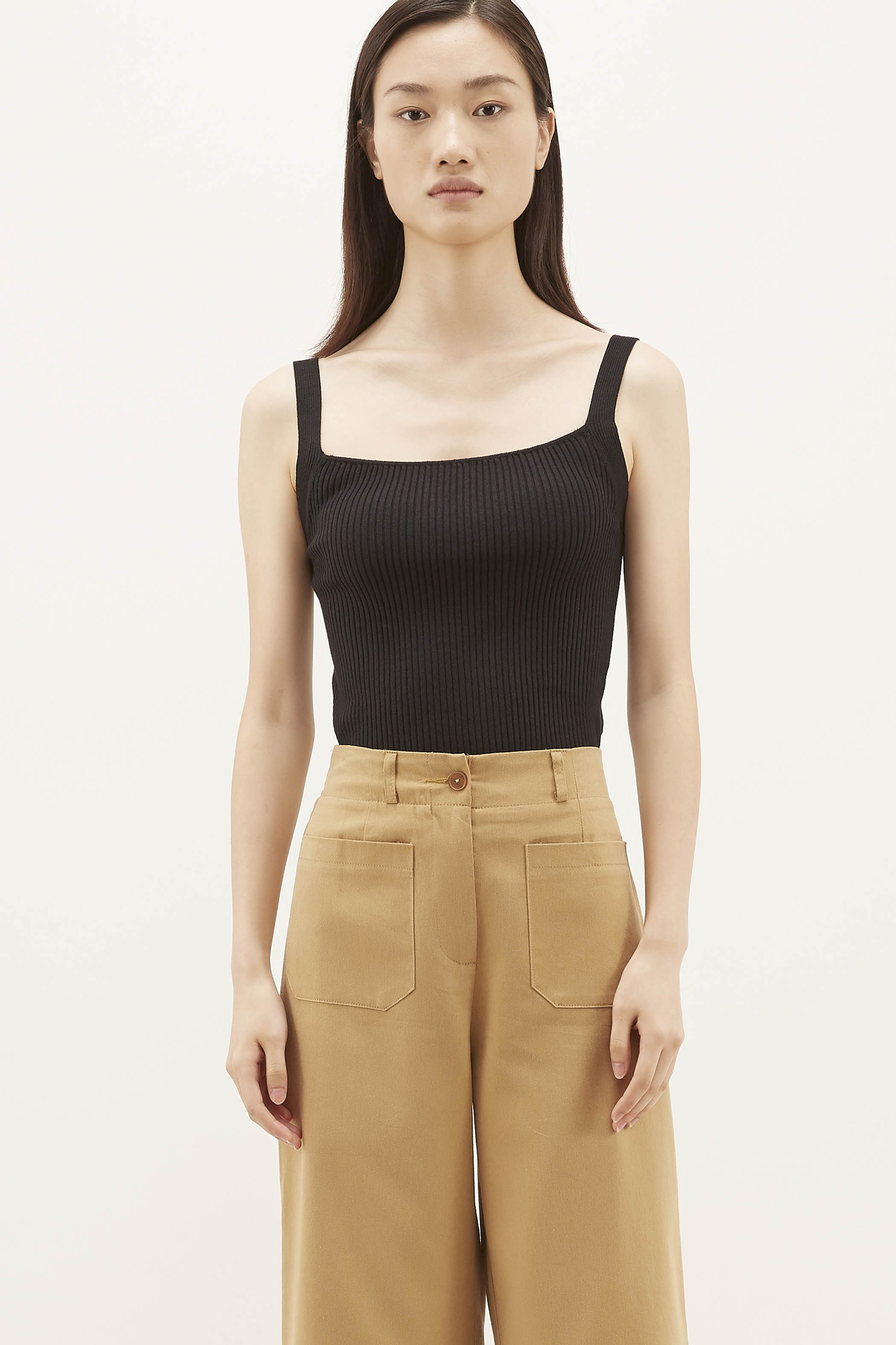 Eloy Ribbed Knit Top 