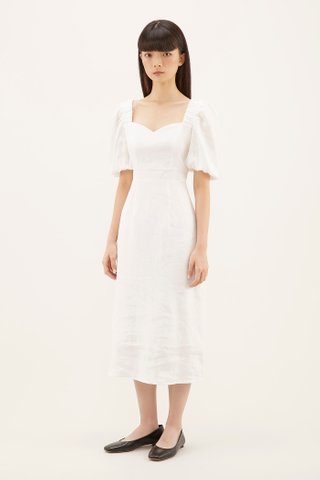 Noeline Puff-sleeve Dress
