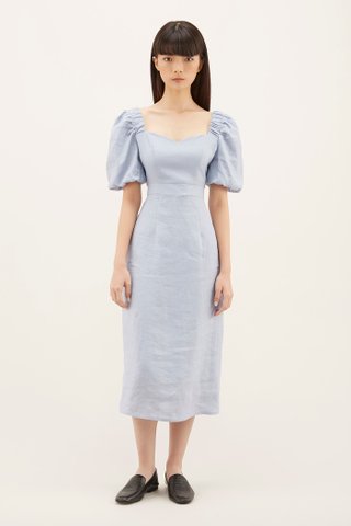 Noeline Puff-sleeve Dress