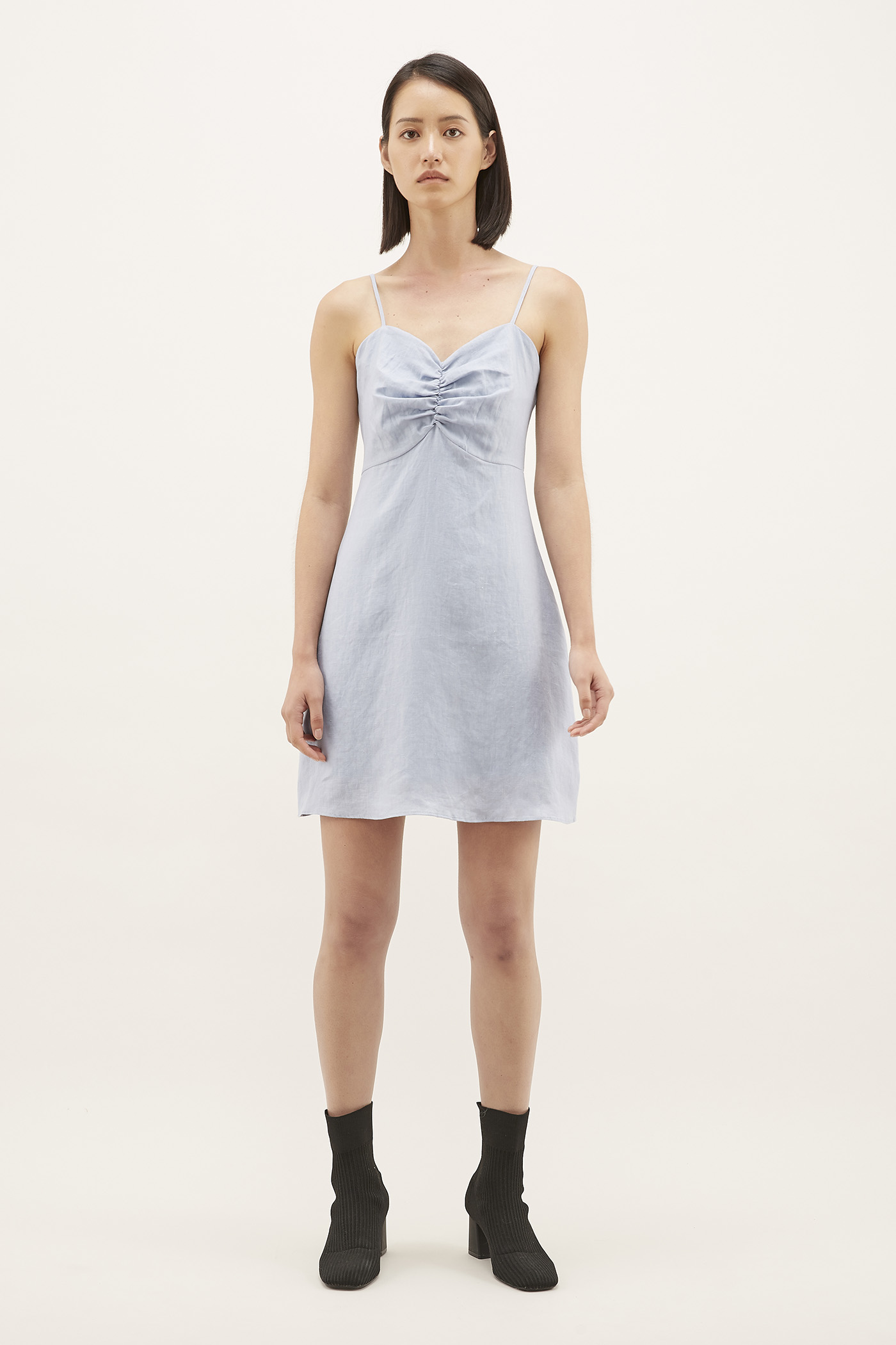 Reah Linen Mini Dress 