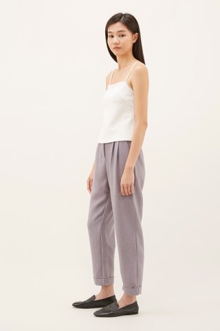 Noely Textured Fitted Top