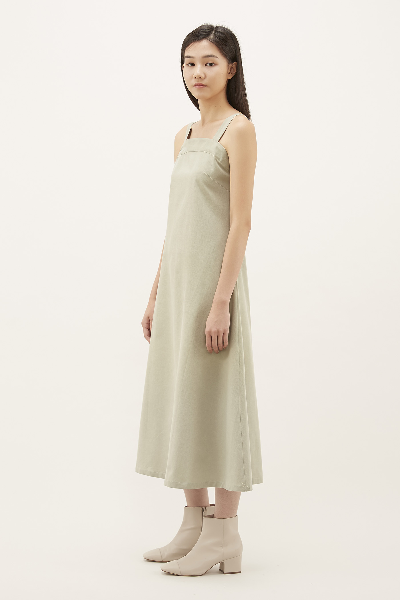 Kyleen Square-neck Maxi Dress 