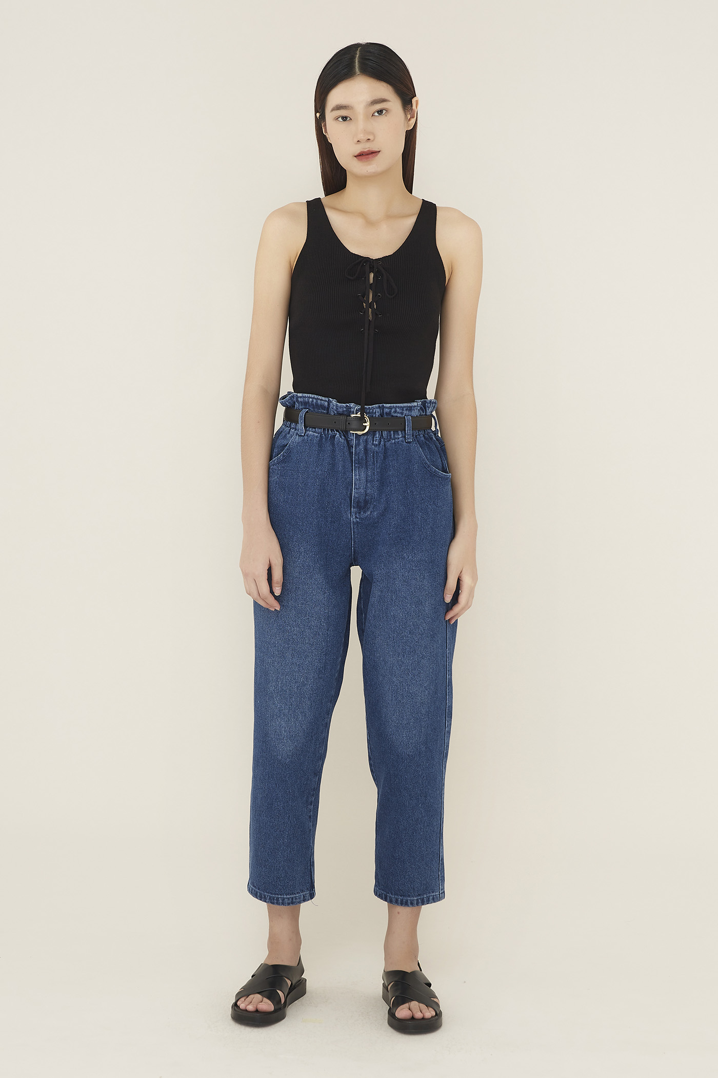 Roxie Cinched-waist Jeans