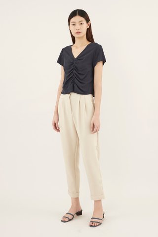 Vayl Ruched-front Blouse 