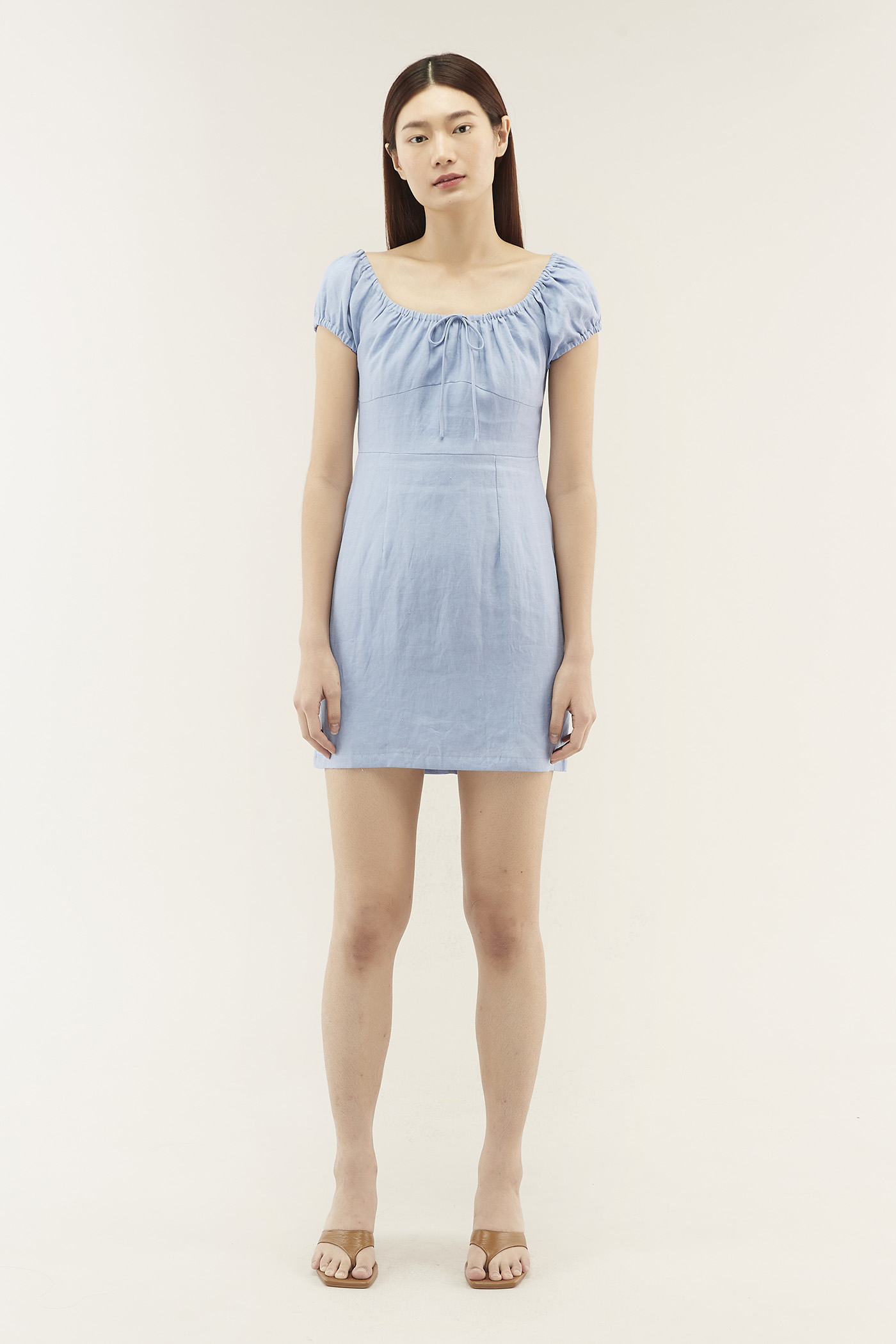 Verena Linen Mini Dress 