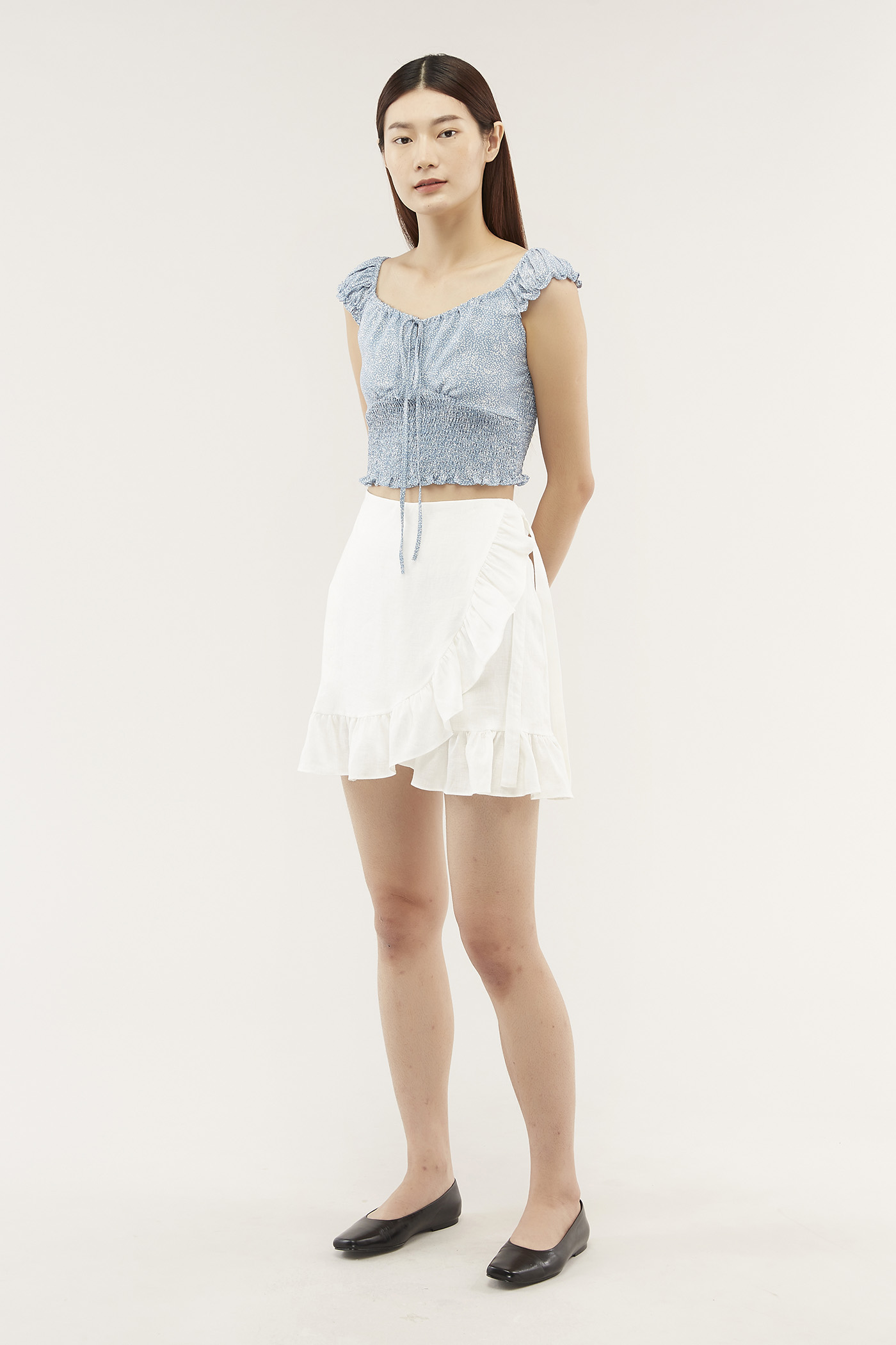 Marice Ruffle-trim Skirt 