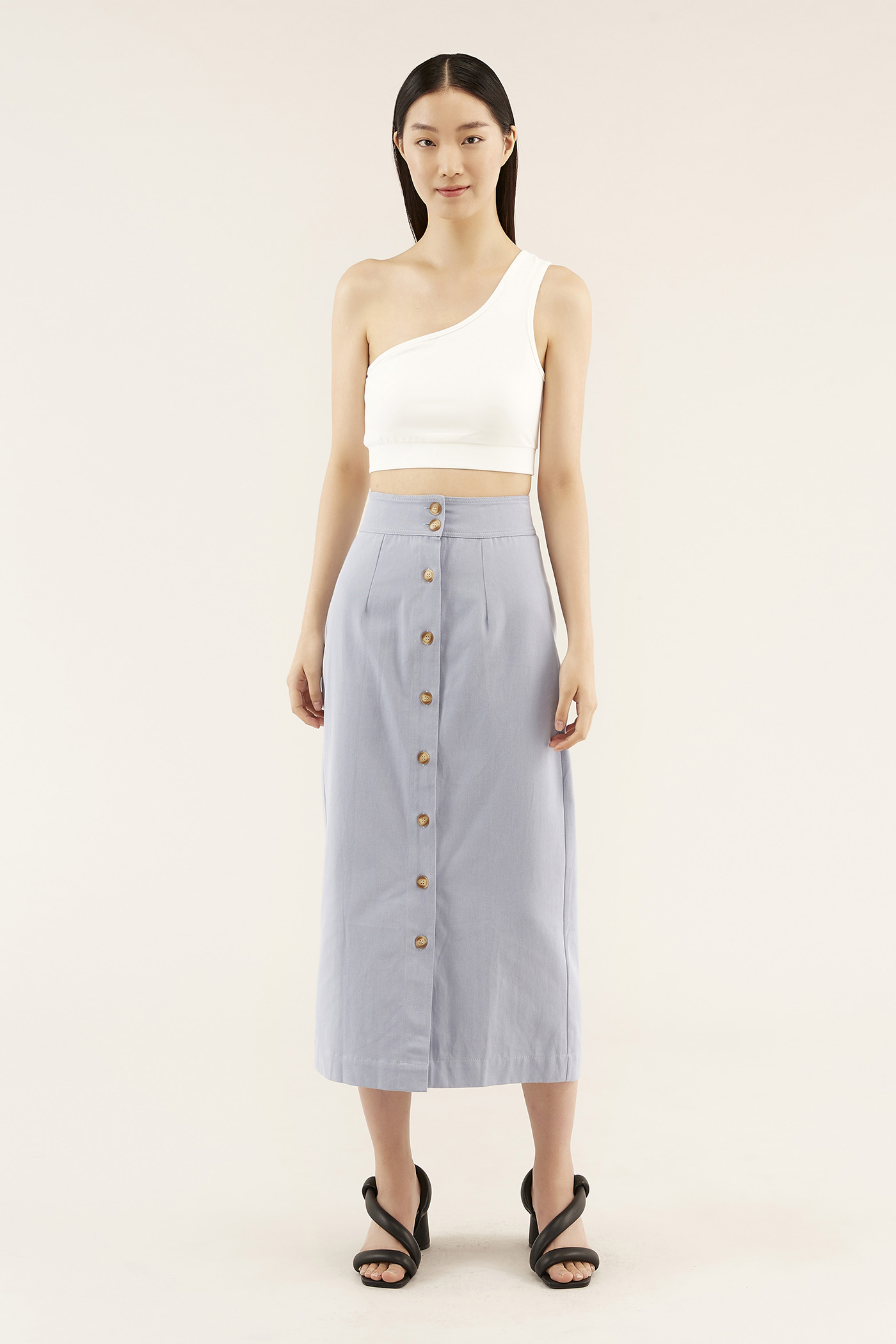 Lovena Button-through Skirt 