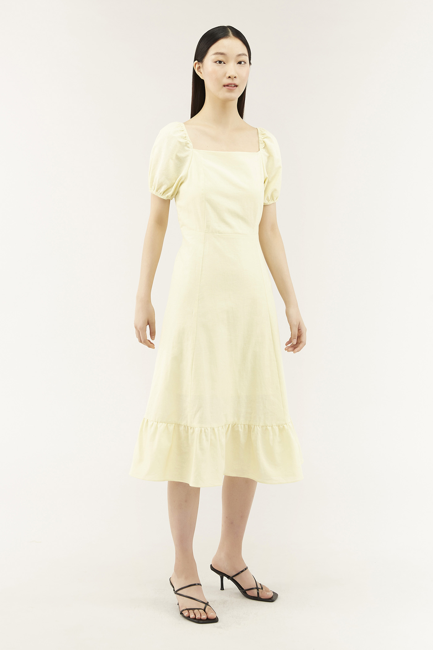 Caitlin Puff-sleeve Dress 
