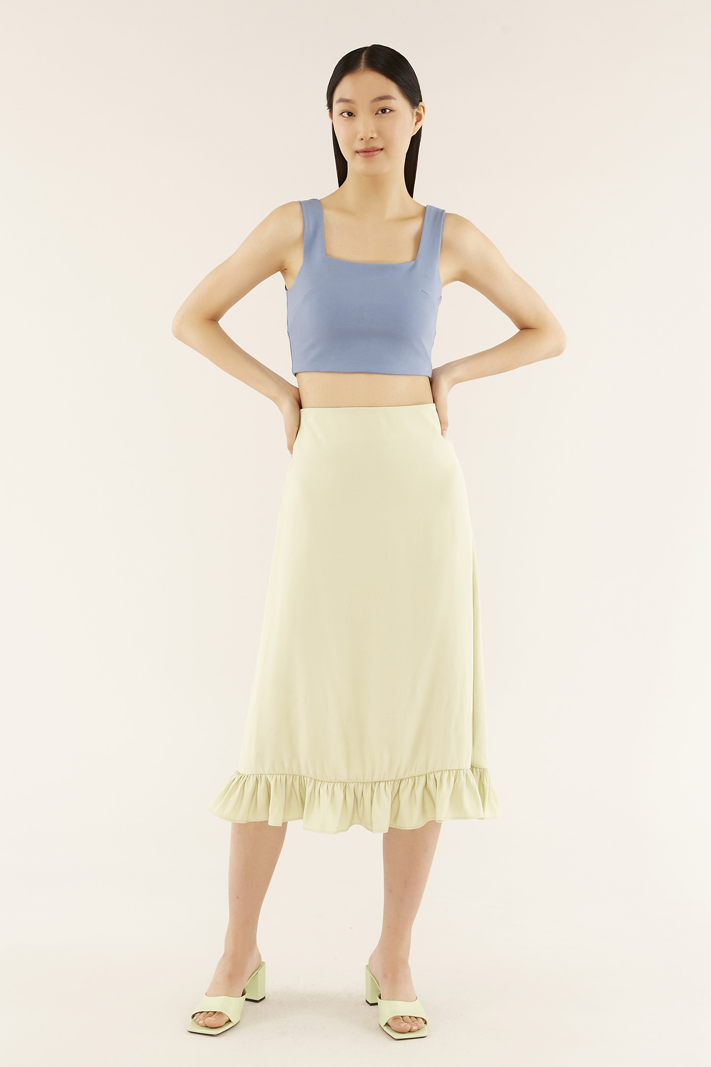 Lavone Frill-trim Skirt 