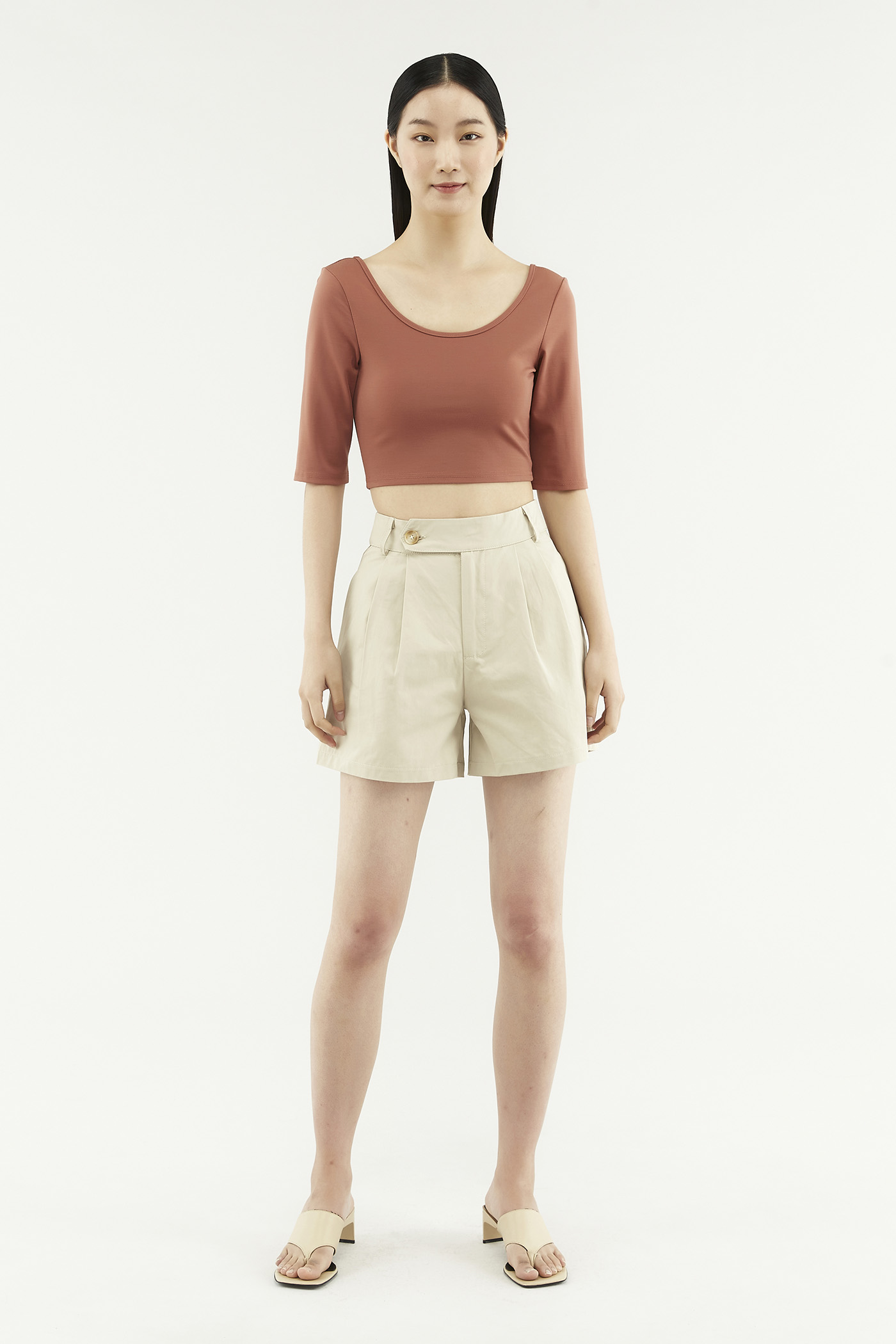 Dacey Double-pleat Shorts 