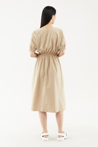 Zaleene Puff-sleeve Dress 