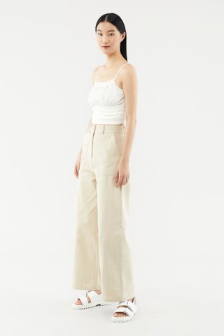 Talley Ruched Crop Top 