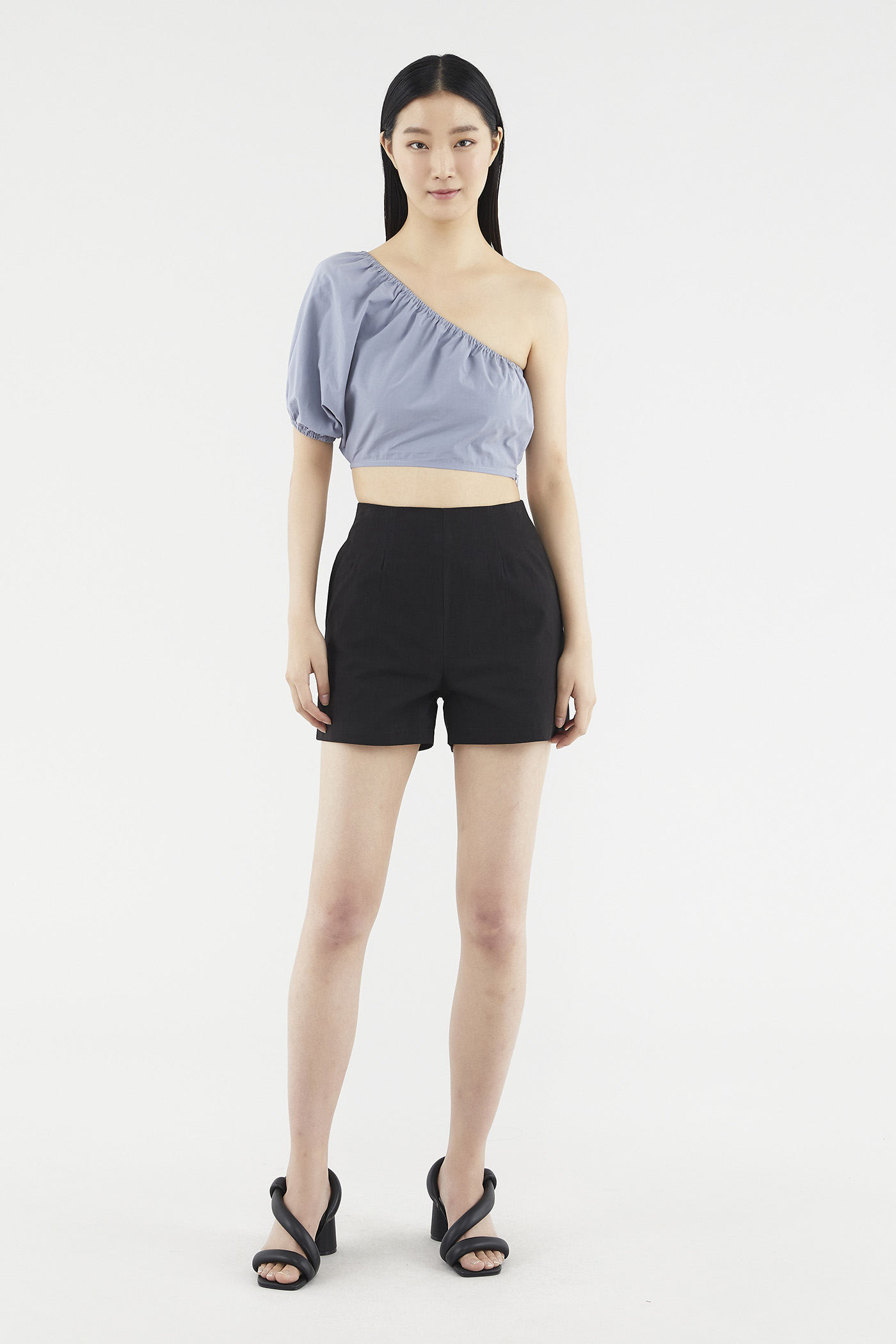 Caryse Flat-front Shorts