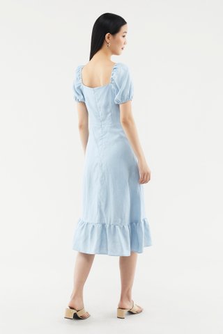 Caitlin Puff-sleeve Dress 