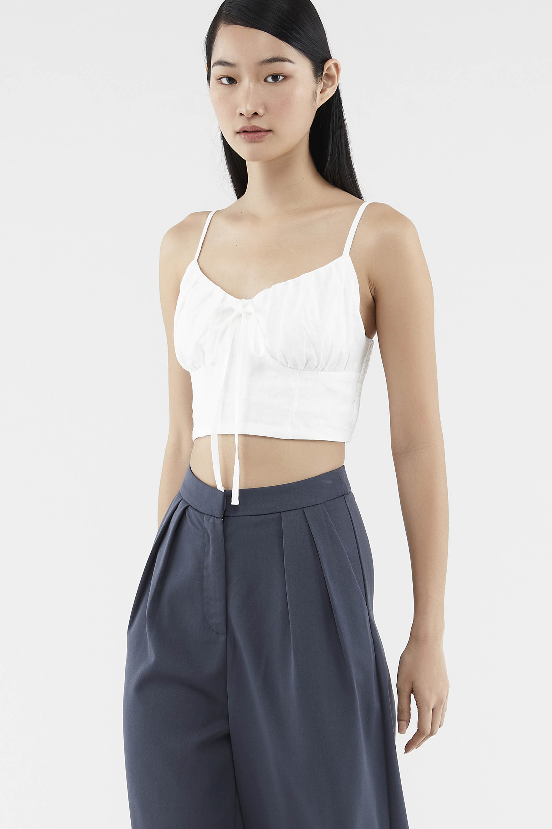 Allyna Ruched Crop Top 