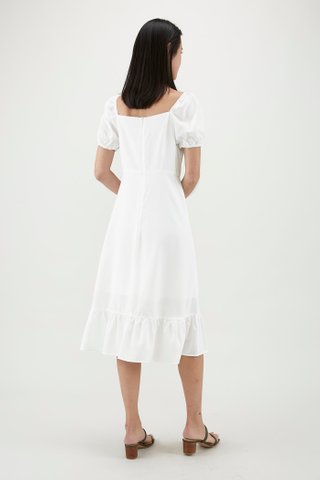 Eydie Puff-Sleeve Dress