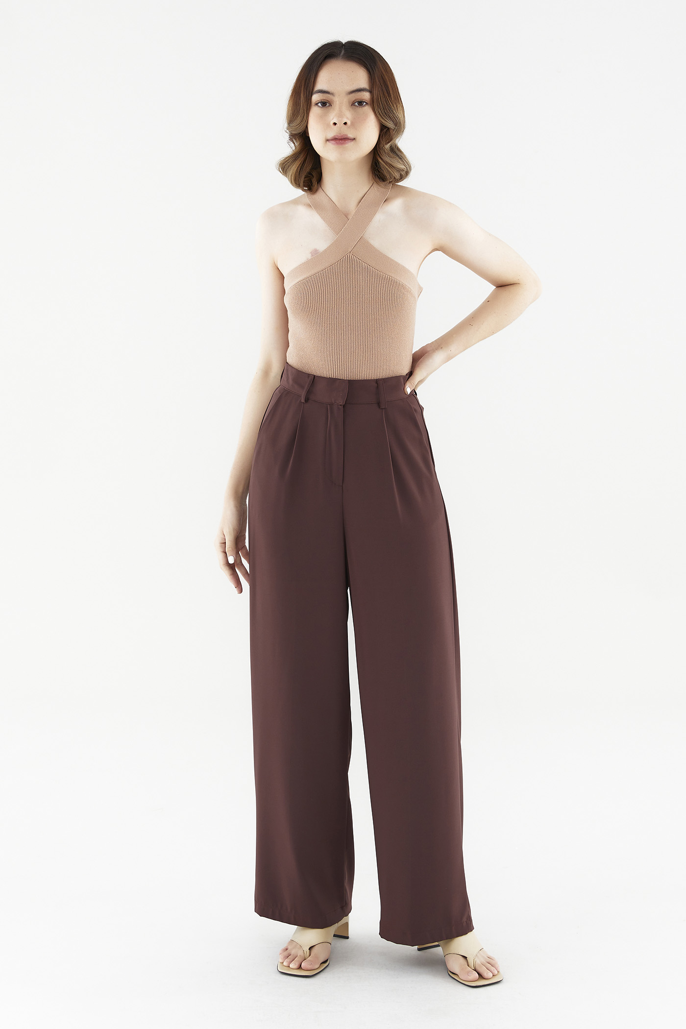 Juralle Low-Rise Tailored Pants