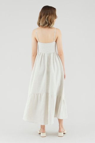 Ellyza Linen Button-Down Dress
