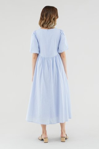 Vynetta Puff-Sleeve Dress