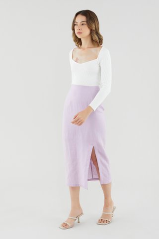 Elisia Linen Slip Skirt