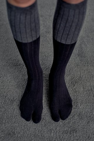 Colour Block Knee Socks