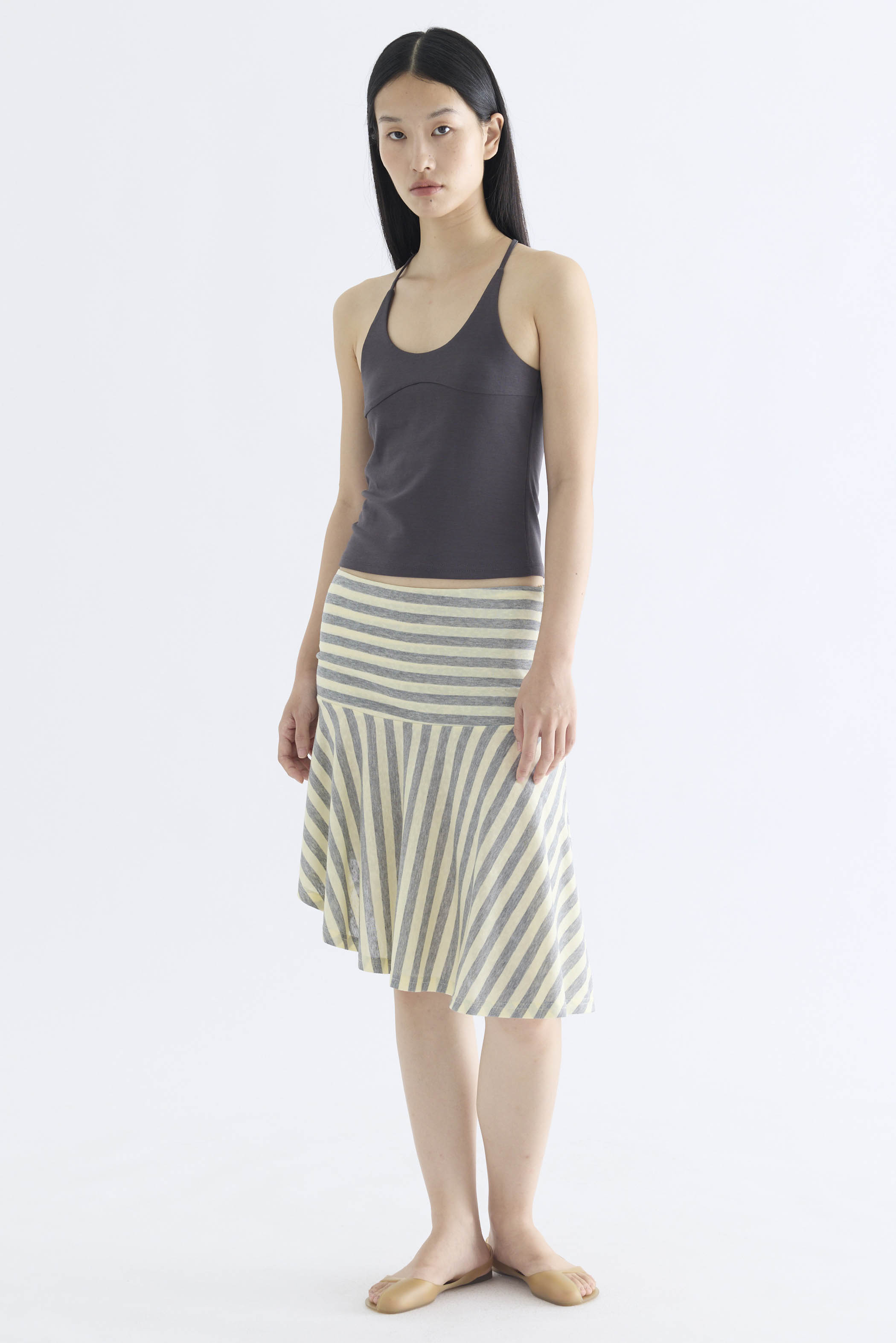 Sydney Asymmetric Swing Skirt