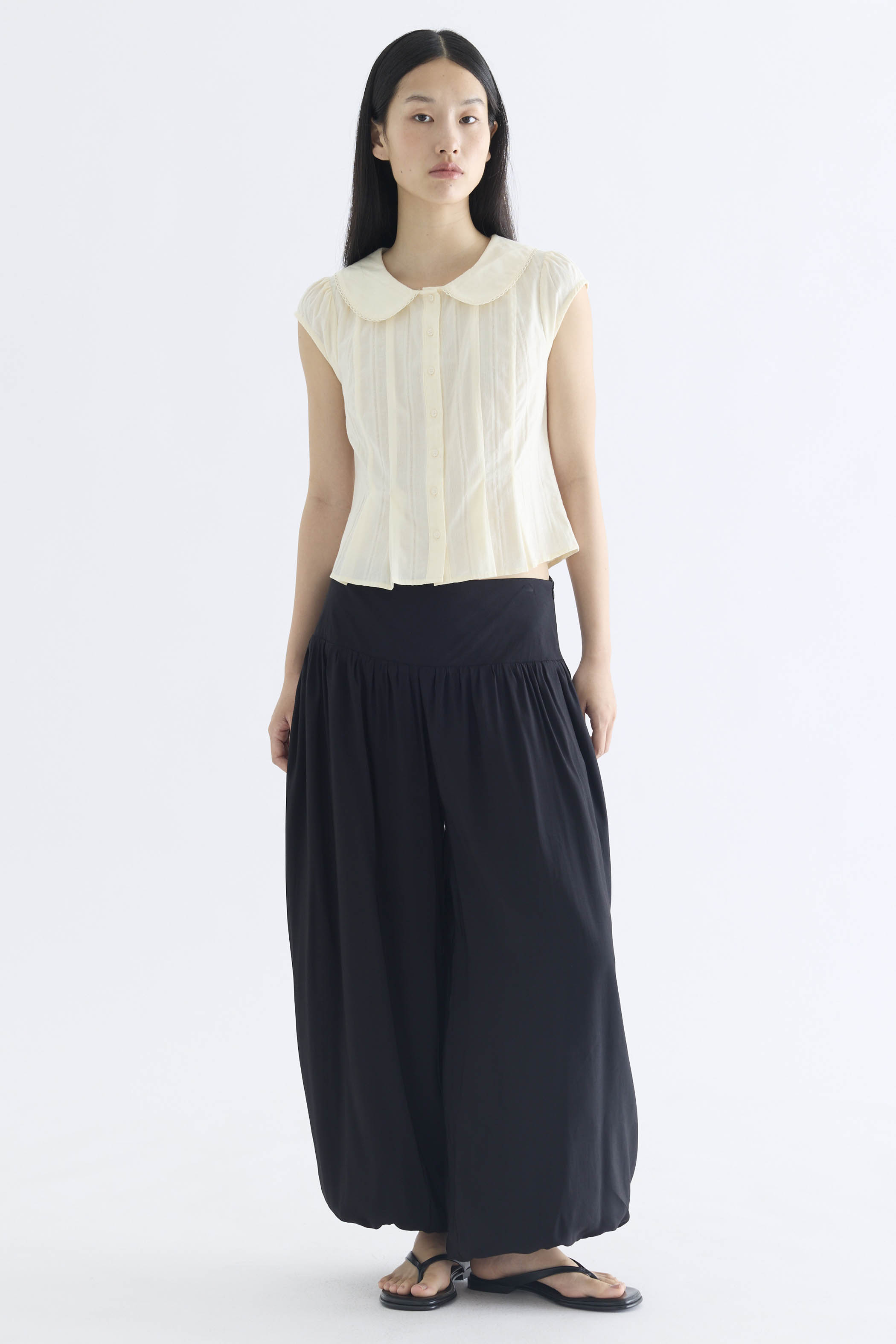 Jayle Mid-Rise Bubble Pants