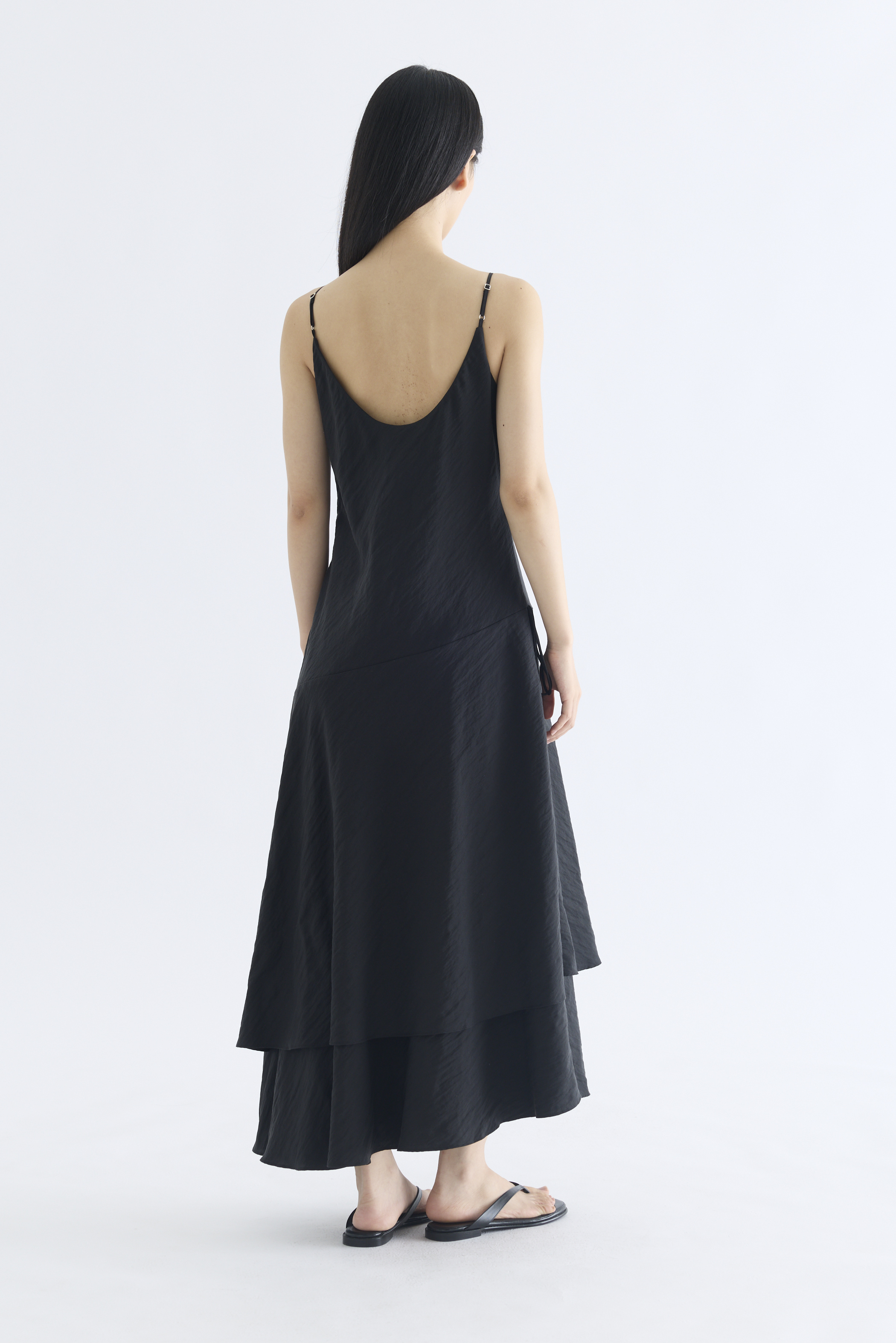 Violette Asymmetrical Hem Tier Dress