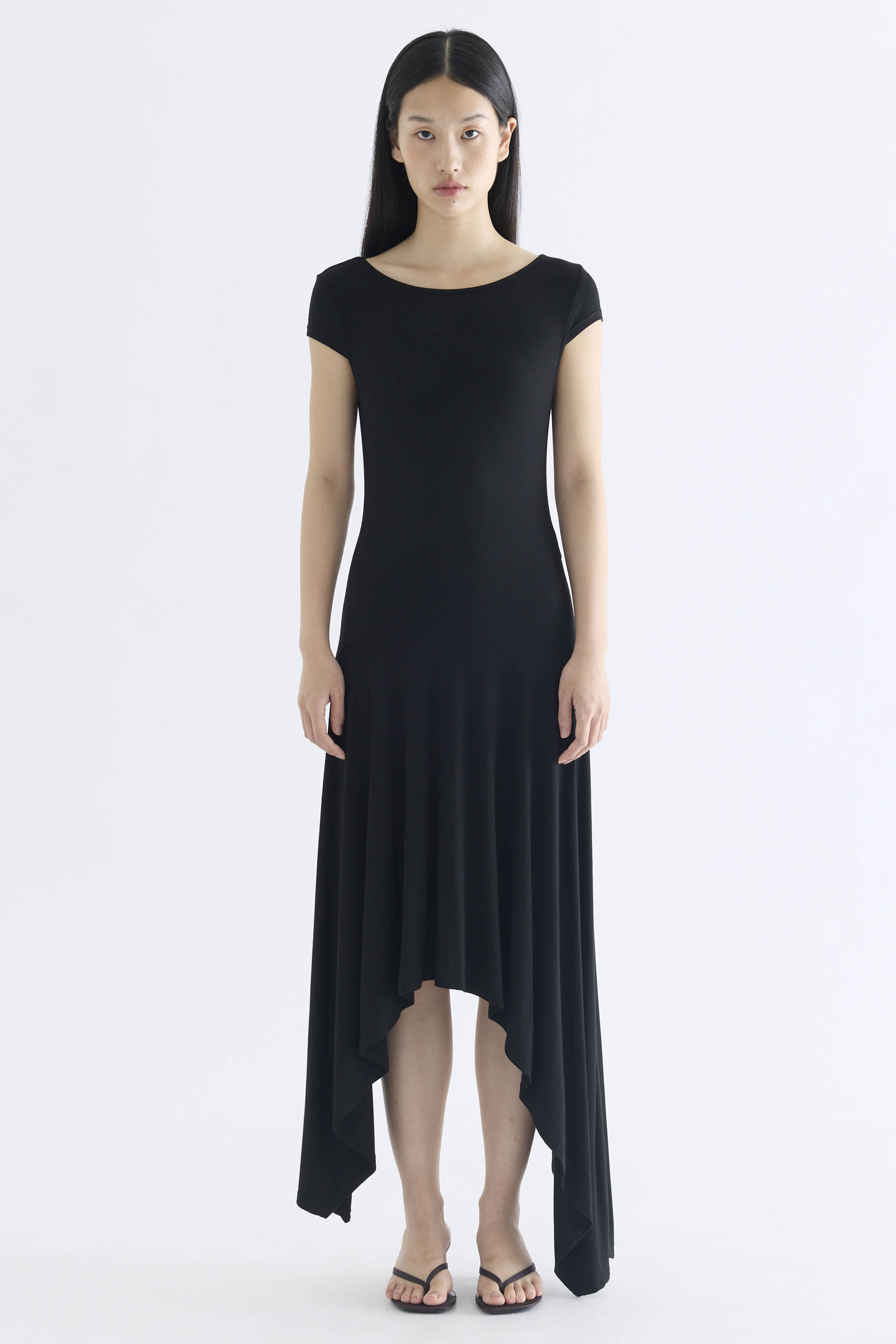 Katniss Asymmetric Hem Dress
